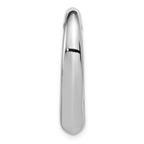 FJC Finejewelers 14k White Gold Heart Hollow Charm Slide