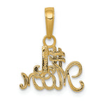 FJC Finejewelers 14k Yellow Gold #1 Mom Charm