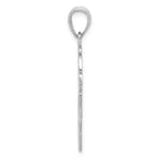 FJC Finejewelers 14k White Gold Grandma Birth Month Stone Charm Holder Charm