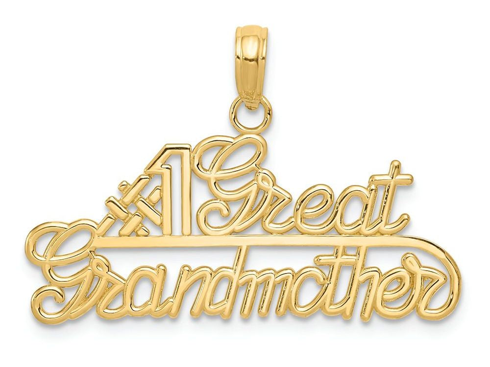FJC Finejewelers 14k Yellow Gold #1 Great Grandmother Charm
