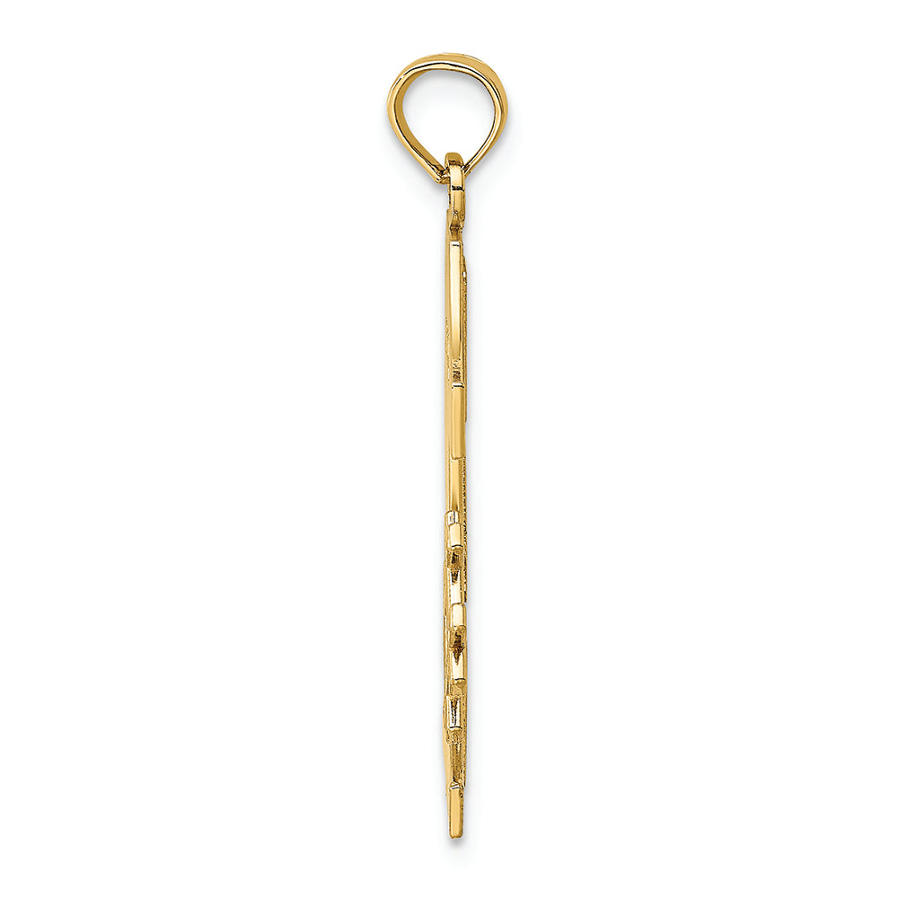 FJC Finejewelers 14k Yellow Gold #1 Dad Charm