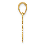 FJC Finejewelers 14k Yellow Gold Small Snowflake Charm