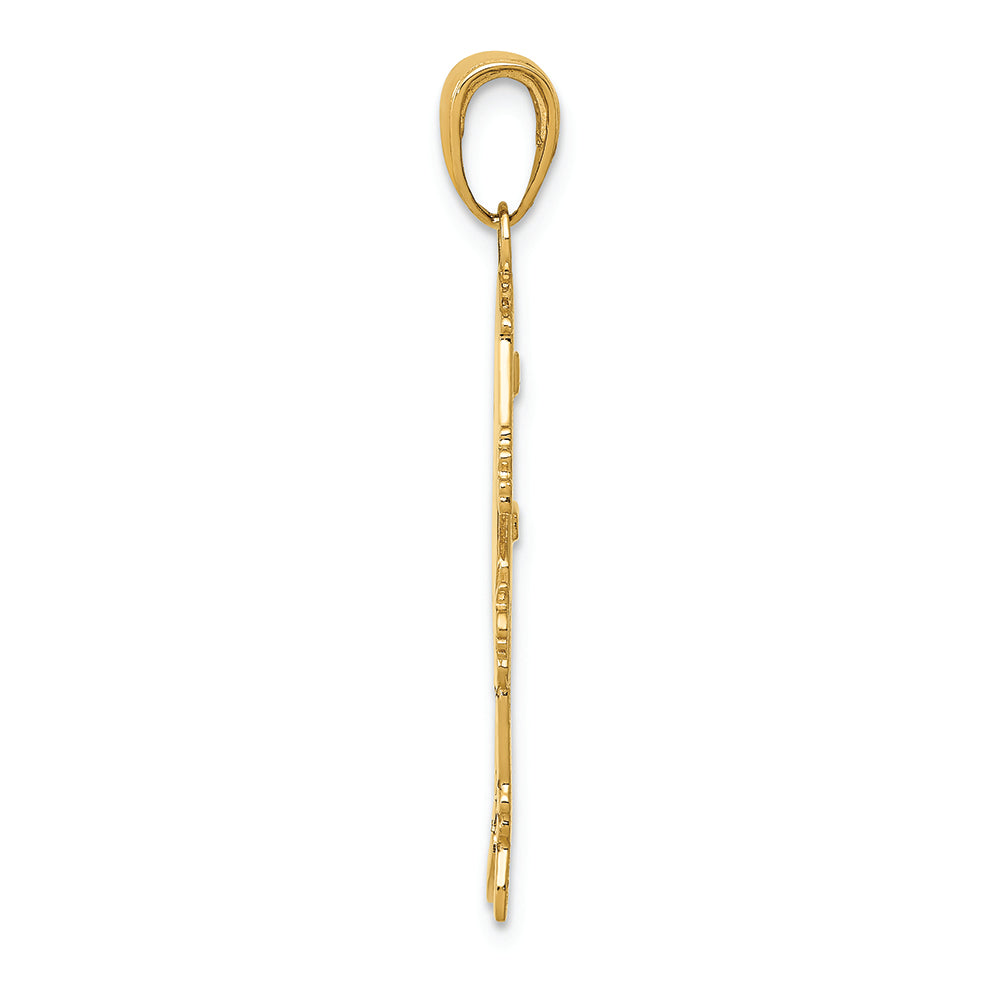 FJC Finejewelers 14k Yellow Gold Girl Charm