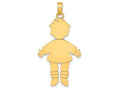 FJC Finejewelers 14k Yellow Gold Boy Charm