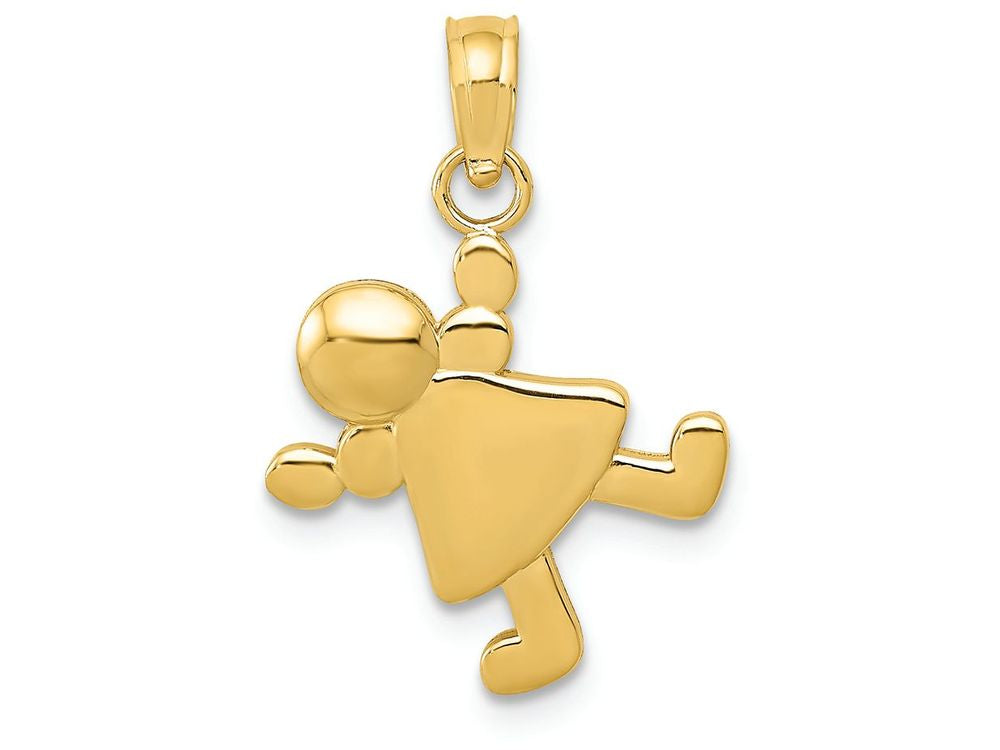 FJC Finejewelers 14k Yellow Gold Little Girl Charm