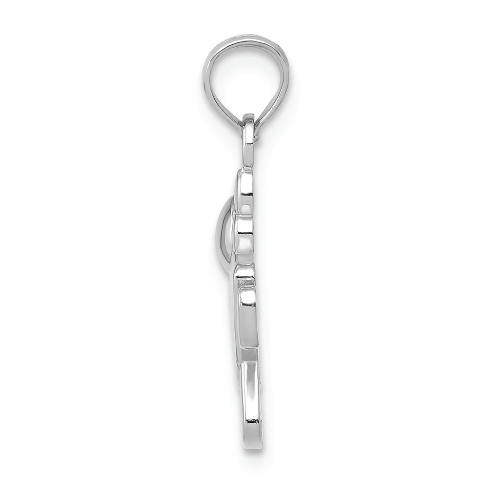 FJC Finejewelers 14k White Gold Little Girl Charm