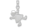 FJC Finejewelers 14k White Gold Little Girl Charm