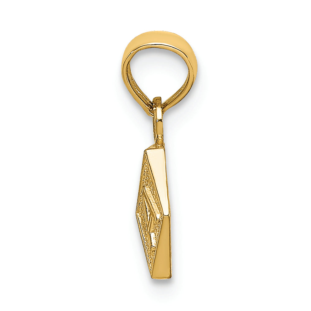 FJC Finejewelers 14k Yellow Gold Baby Block Charm