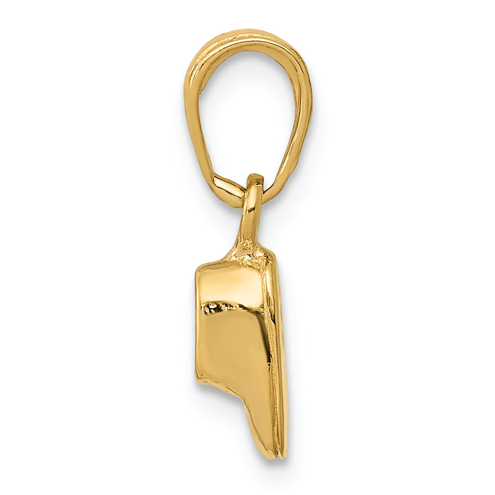 FJC Finejewelers 14k Yellow Gold Baby Shoe Charm