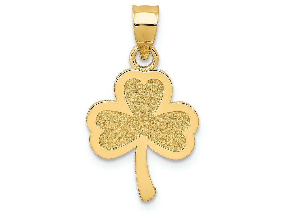 FJC Finejewelers 14k Yellow Gold 3 Leaf Clover Charm