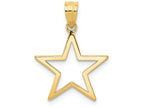 FJC Finejewelers 14k Yellow Gold Star Charm