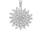 FJC Finejewelers 14k White Gold Filigree Sun Charm