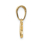FJC Finejewelers 14k Yellow Gold Filigree Butterfly Charm