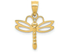 FJC Finejewelers 14k Yellow Gold Dragonfly Charm