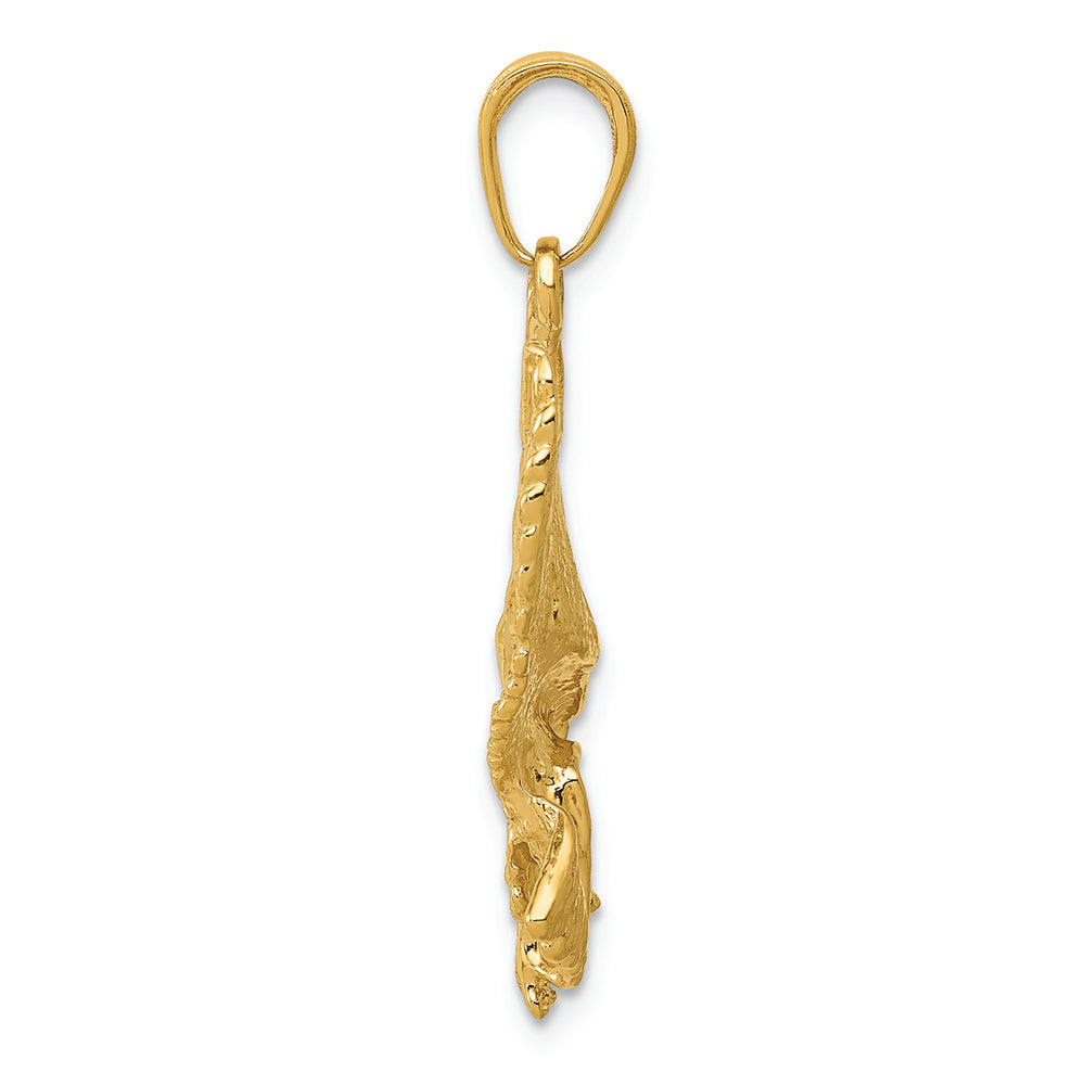 FJC Finejewelers 14k Yellow Gold Eagle Charm