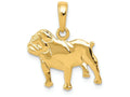 FJC Finejewelers 14k Yellow Gold Bulldog Charm