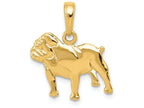 FJC Finejewelers 14k Yellow Gold Bulldog Charm