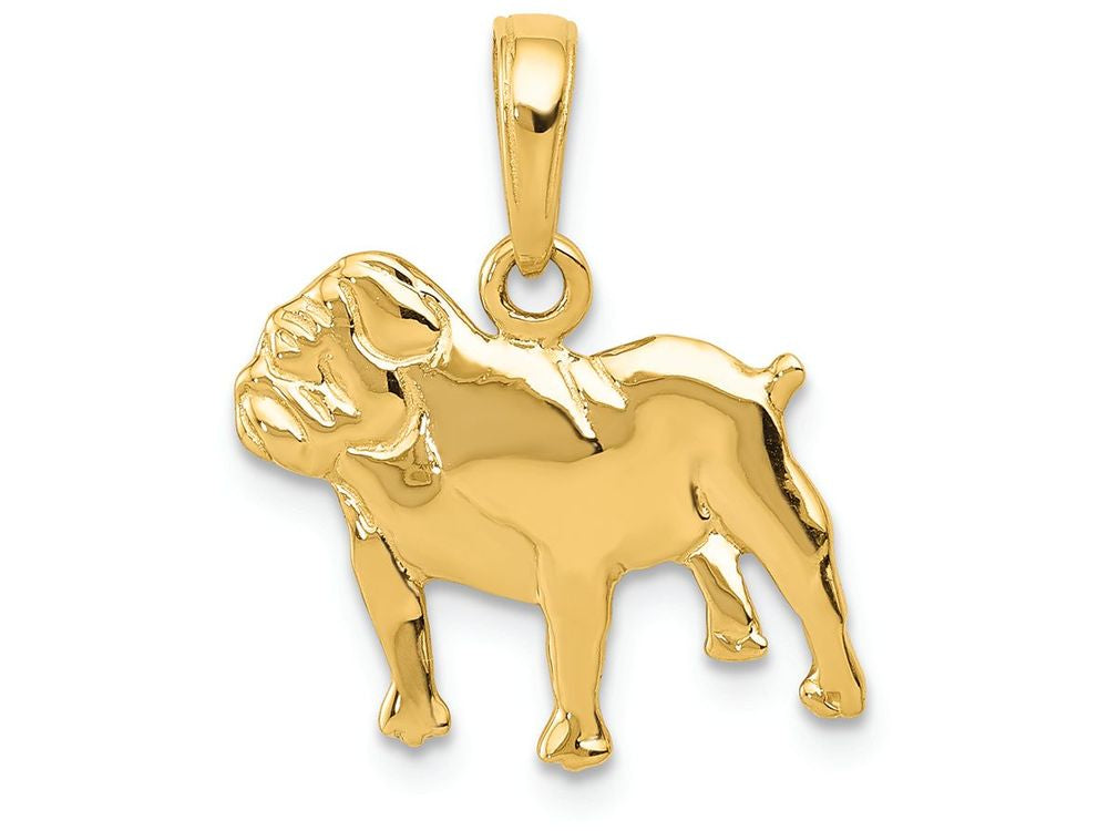 FJC Finejewelers 14k Yellow Gold Bulldog Charm