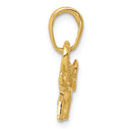 FJC Finejewelers 14k Yellow Gold Polished Elephant Charm