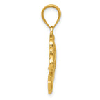 FJC Finejewelers 14k Yellow Gold Filigree Elephant Charm