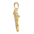 FJC Finejewelers 14k Yellow Gold Polished Deer Head Charm