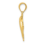 FJC Finejewelers 14k Yellow Gold Two Dolphins Charm