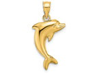 FJC Finejewelers 14k Yellow Gold Polished Dolphin Charm