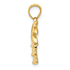 FJC Finejewelers 14k Yellow Gold Palm Tree Charm