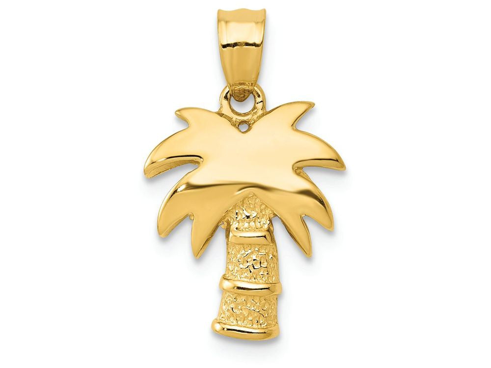 FJC Finejewelers 14k Yellow Gold Palm Tree Charm