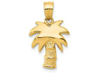 FJC Finejewelers 14k Yellow Gold Palm Tree Charm
