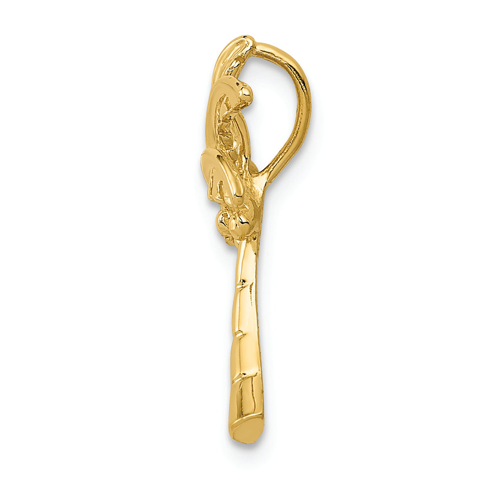 FJC Finejewelers 14k Yellow Gold Palm Tree Slide Charm