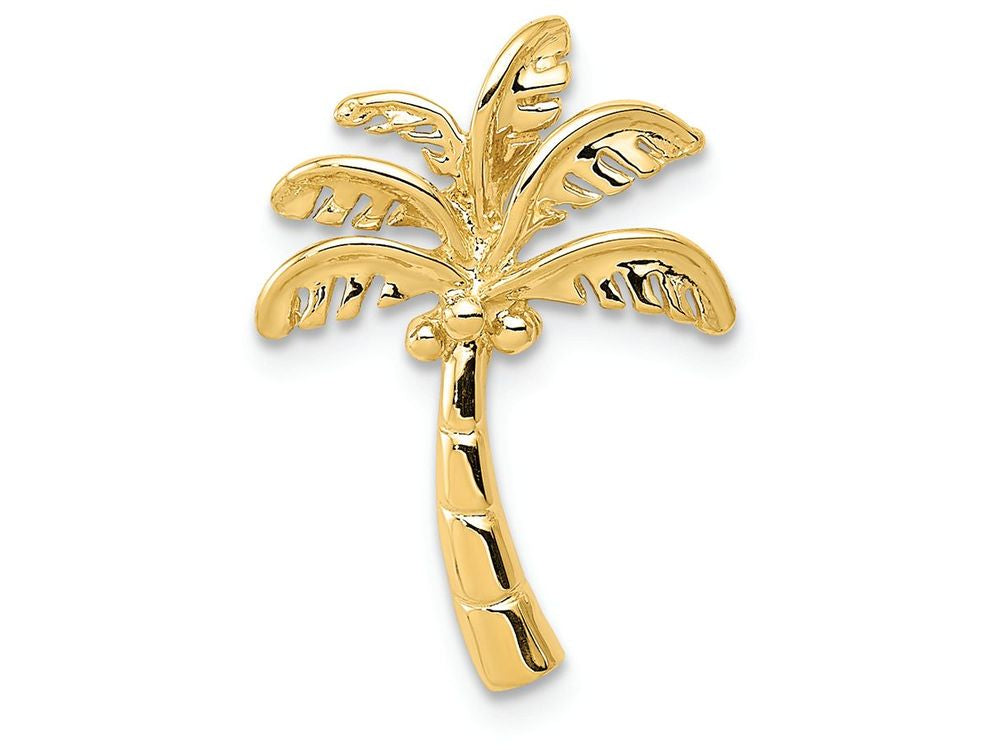 FJC Finejewelers 14k Yellow Gold Palm Tree Slide Charm