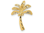 FJC Finejewelers 14k Yellow Gold Palm Tree Slide Charm