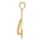 FJC Finejewelers 14k Yellow Gold Mesh Flip Flop Charm