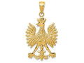 FJC Finejewelers 14k Yellow Gold Eagle Charm