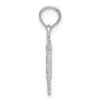 FJC Finejewelers 14k White Gold Registered Nurse Charm