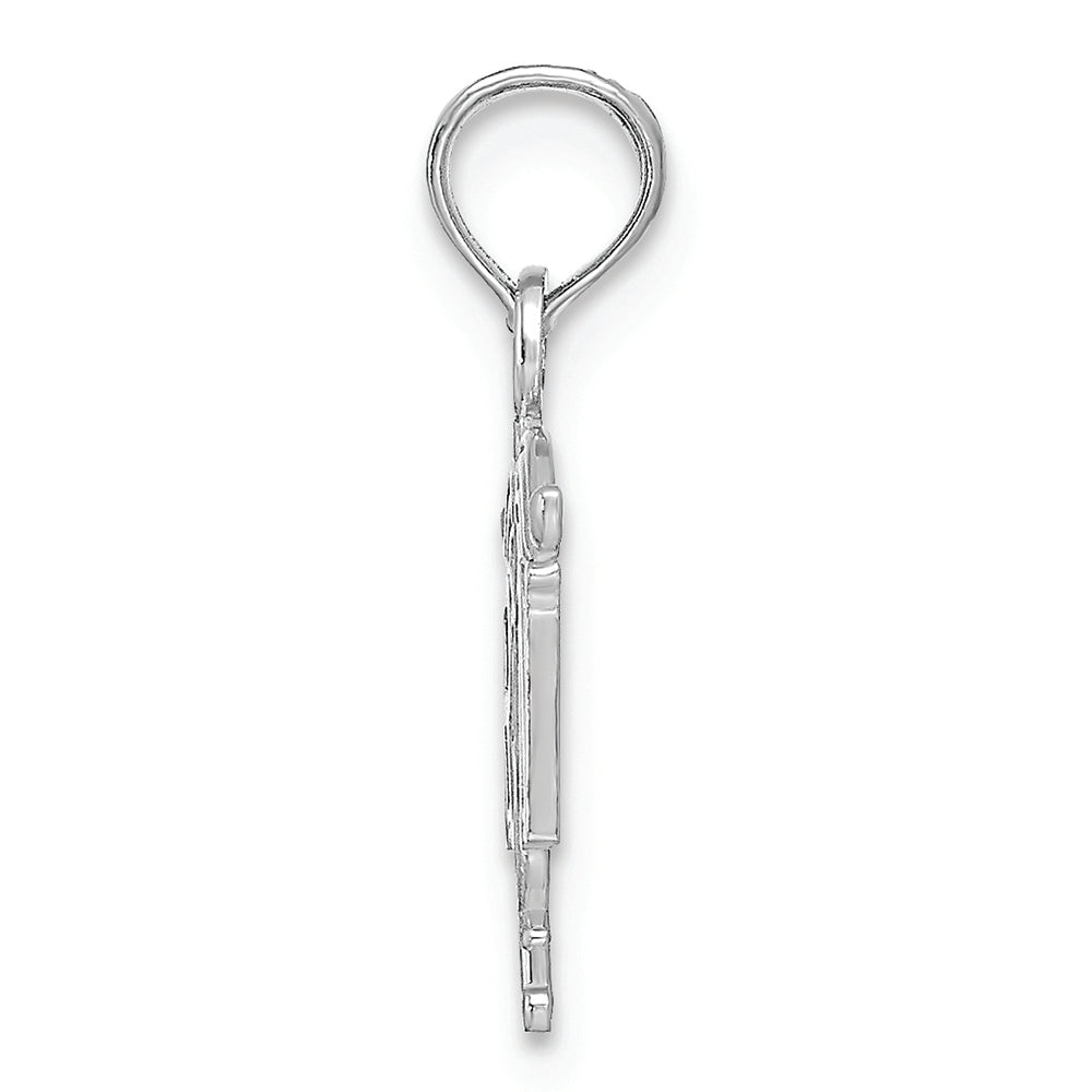 FJC Finejewelers 14k White Gold Registered Nurse Charm