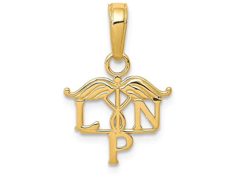 FJC Finejewelers 14k Yellow Gold Lpn Symbol Charm
