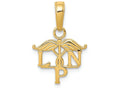 FJC Finejewelers 14k Yellow Gold Lpn Symbol Charm