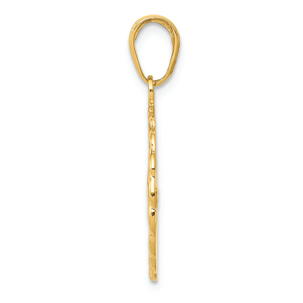 FJC Finejewelers 14k Yellow Gold Swimming Charm