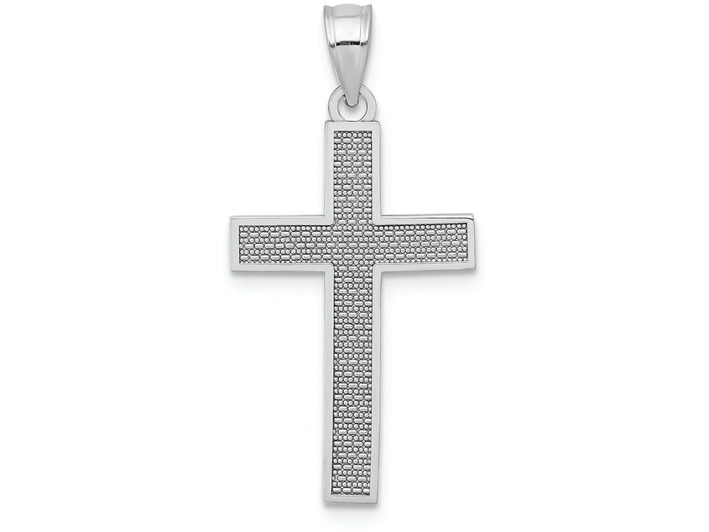 FJC Finejewelers 14k White Gold Cross Charm
