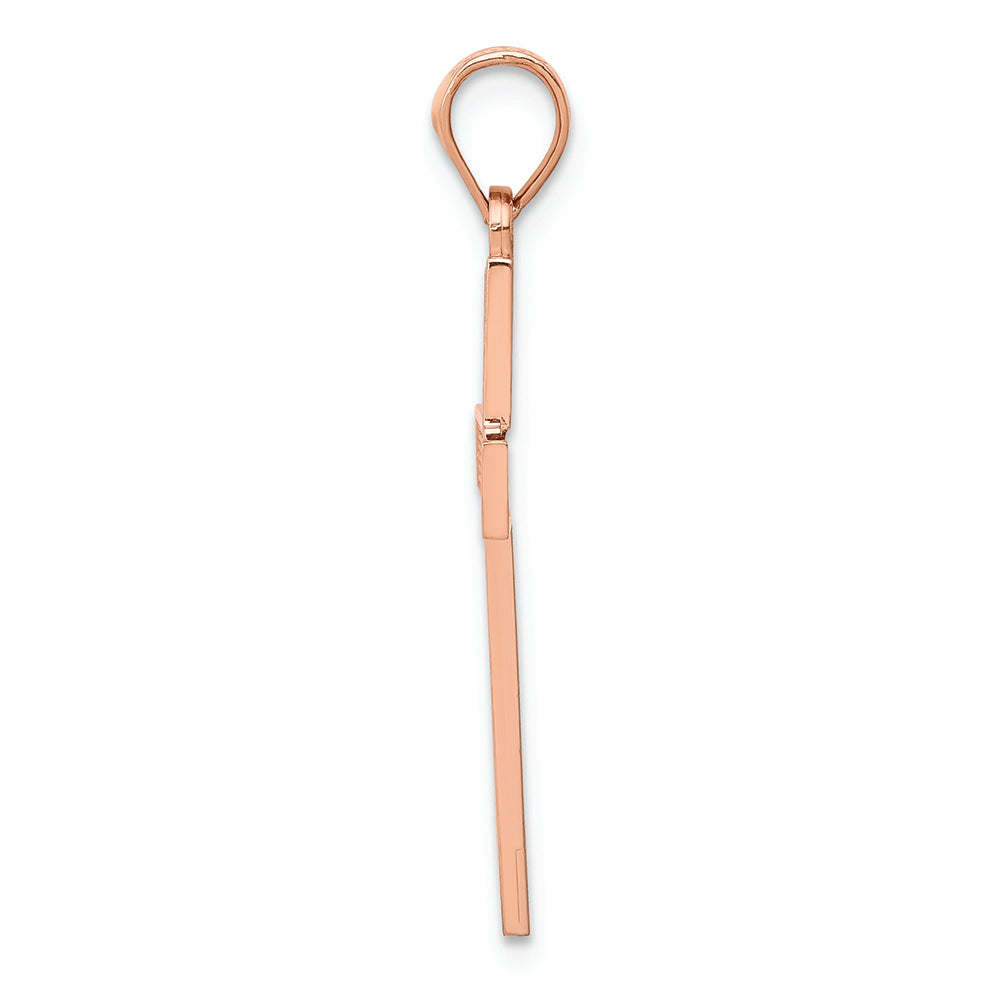 FJC Finejewelers 14k Rose Gold Cross Charm