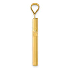 FJC Finejewelers 14k Yellow Gold Polished Hollow Cross Charm