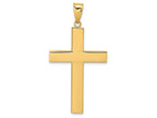 FJC Finejewelers 14k Yellow Gold Hollow Cross Charm