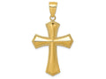FJC Finejewelers 14k Yellow Gold Passion Cross Charm