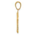 FJC Finejewelers 14k Yellow Gold Passion Cross Charm
