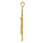 FJC Finejewelers 14k Yellow Gold Inri Crucifix Charm