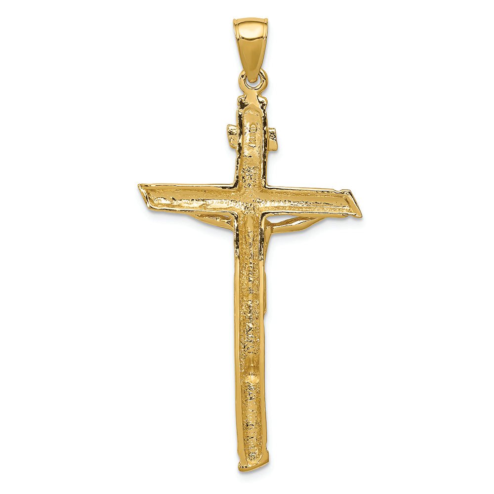 FJC Finejewelers 14k Yellow Gold Inri Crucifix Charm