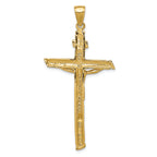 FJC Finejewelers 14k Yellow Gold Inri Crucifix Charm