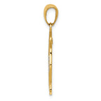 FJC Finejewelers 14k Two-tone Gold Saint Florian Medal Charm